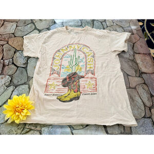 JOHNNY CASH GRAPHIC TEE-LARGE